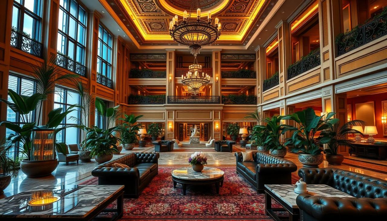 luxury hotel lobby design