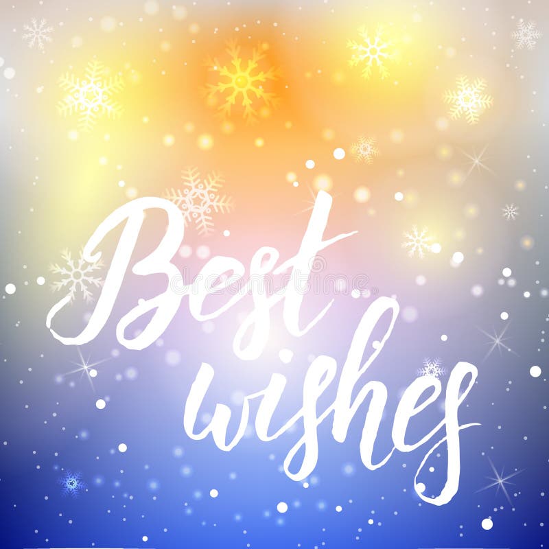Best Wishes Watercolor Imitation Background Stock Vector - Illustration ... Best Wishes Watercolor Imitation Background Stock Vector - Illustration ...